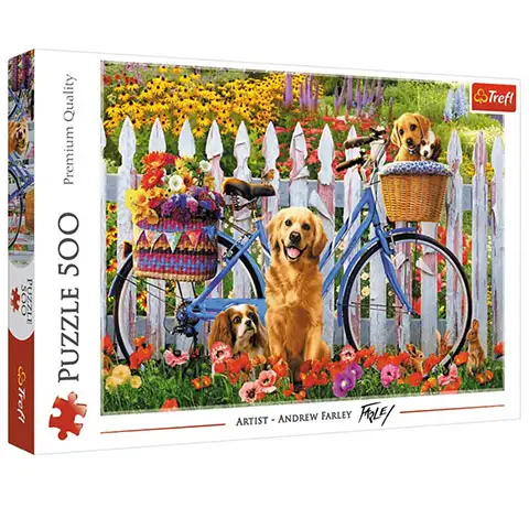 Kutyusok kalandja 500 db-os puzzle - Trefl kép 1