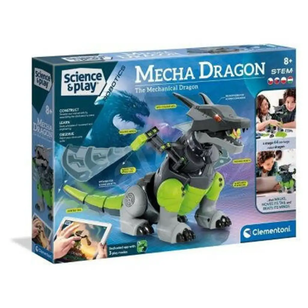 Science & Play: Mechanikus robot sárkány - Clementoni kép 1