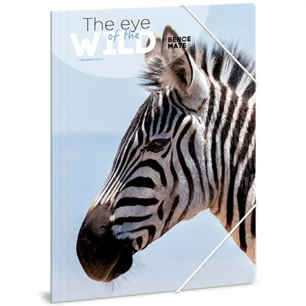Ars Una: Máté Bence The Eyes of the Wild - Zebra A/4 gumis dosszié kép 1