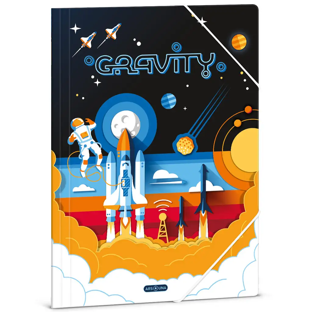 Ars Una: Gravity űrhajós gumis mappa A/4 kép 1