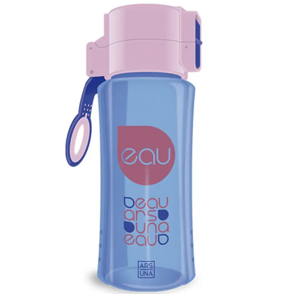 Ars Una: Rózsaszín és kék BPA mentes kulacs 450ml kép 1