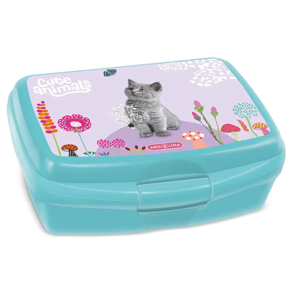 Ars Una: Cute Animals - Kitten cicás uszonnás doboz 16,5x6x13,5cm kép 1