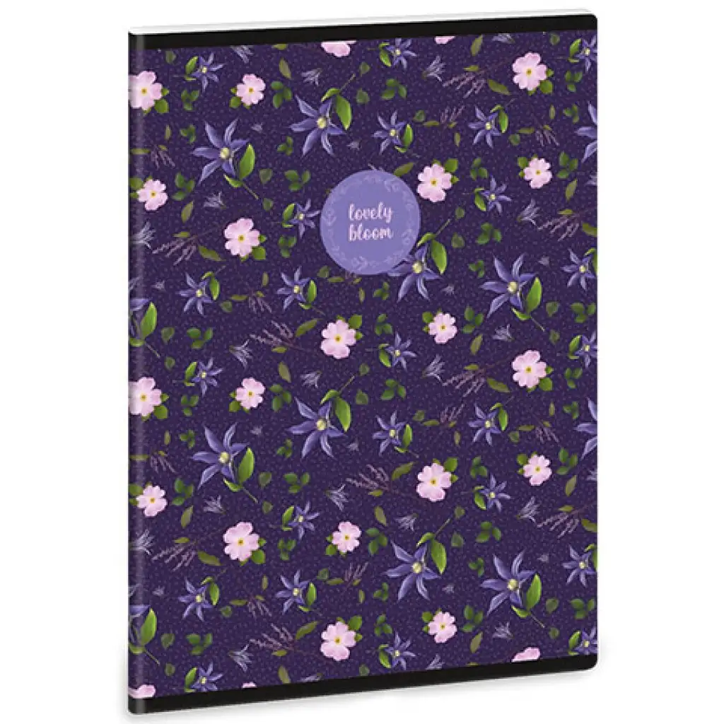 Ars Una: Lovely Bloom Wild Rose extra kapcsos kockás füzet A/5 kép 1