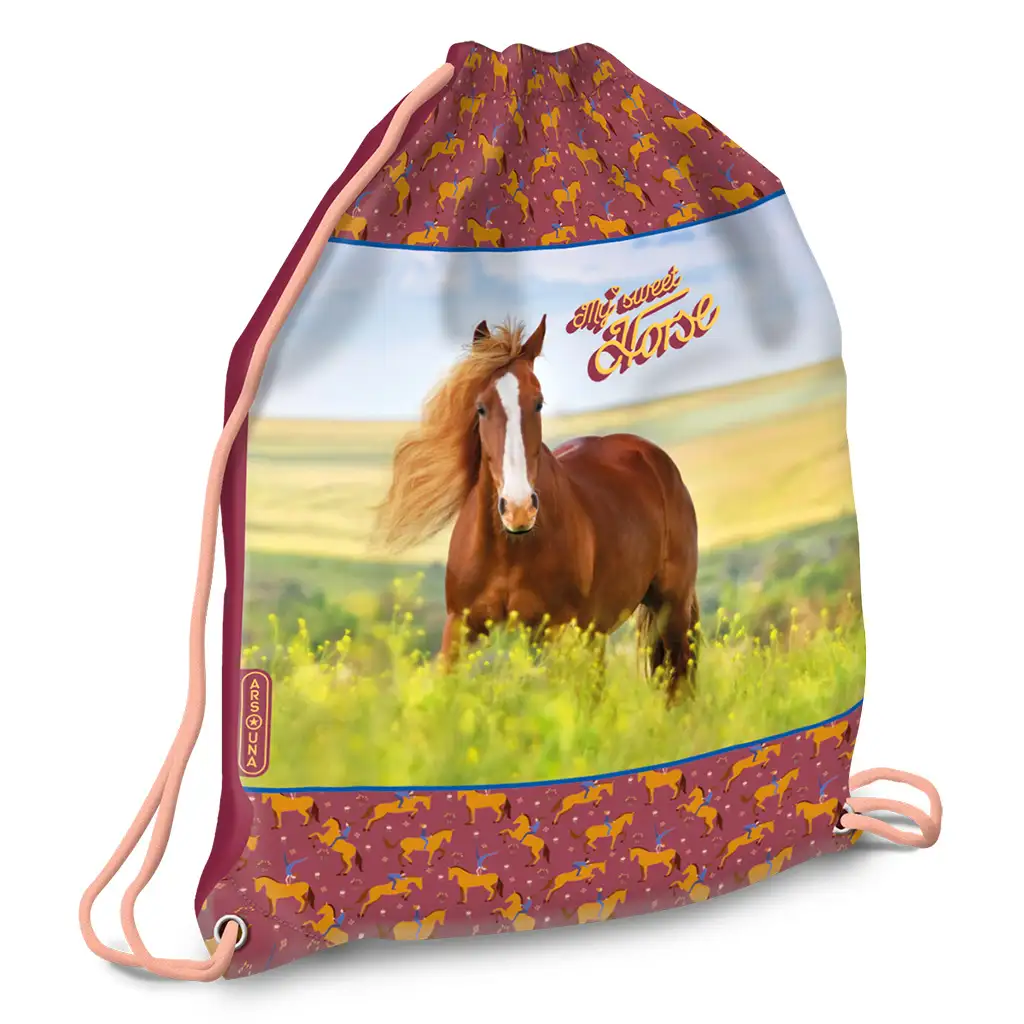 Ars Una: My Sweet Horse tornazsák, sportzsák 32x42cm kép 1