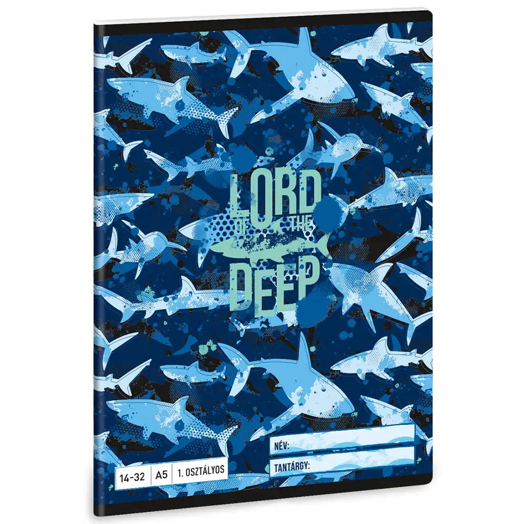 Ars Una: Lord of the Deep cápás 1.osztályos vonalas füzet A/5 kép 1