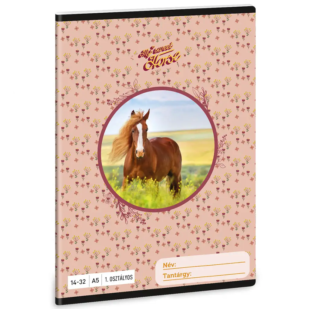 Ars Una: My sweet Horse lovas 1.osztályos vonalas füzet A/5 kép 1