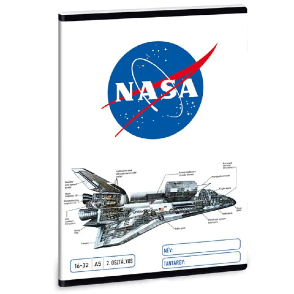 Ars Una: NASA 2.osztályos vonalas füzet A/5 kép 1