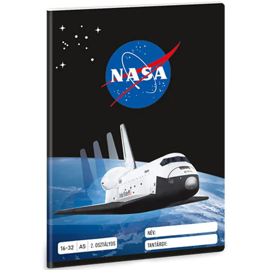 Ars Una: NASA űrsikló 2.osztályos vonalas füzet A/5 16-32 kép 1