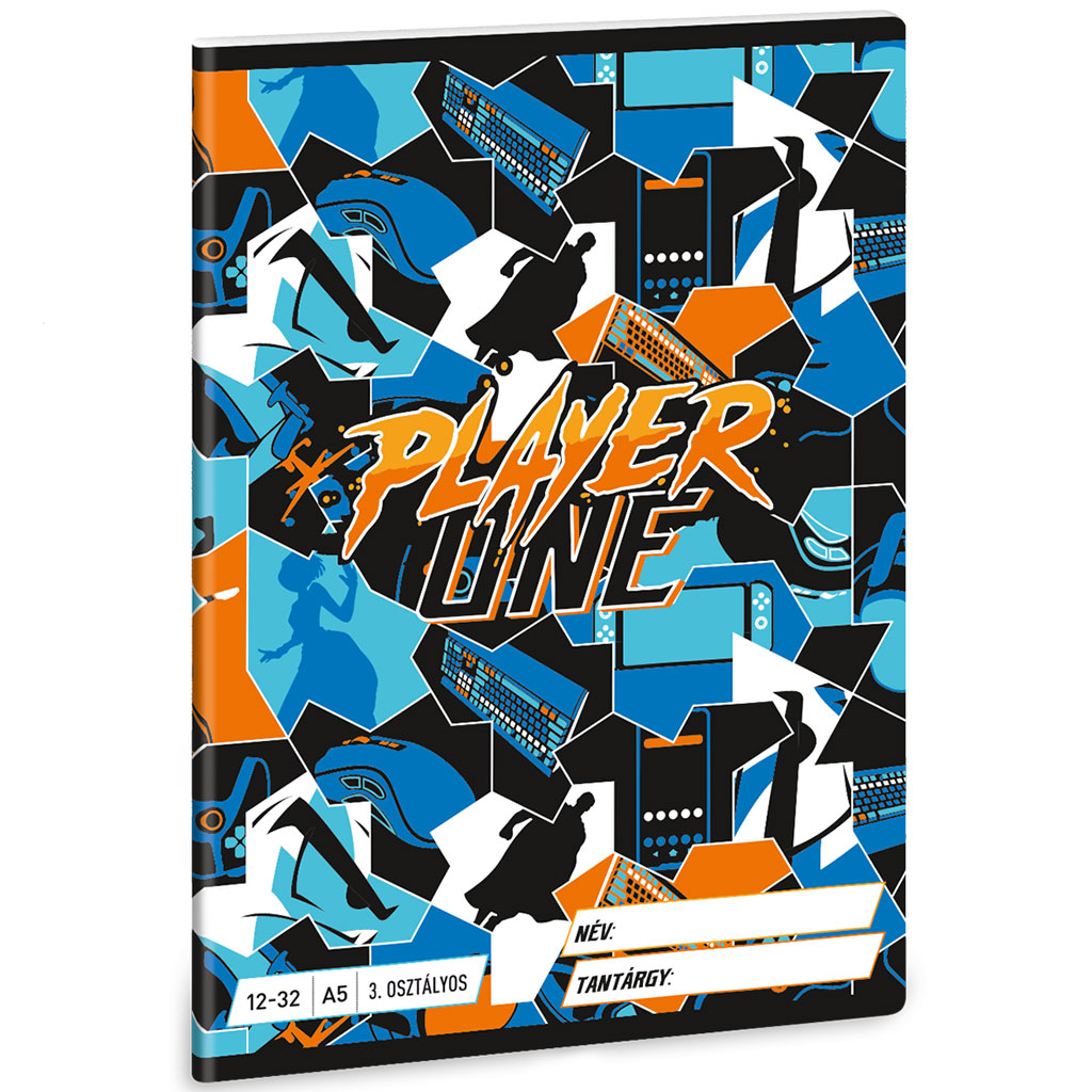 Ars Una: Player One 3.osztályos vonalas füzet A/5 kép 1