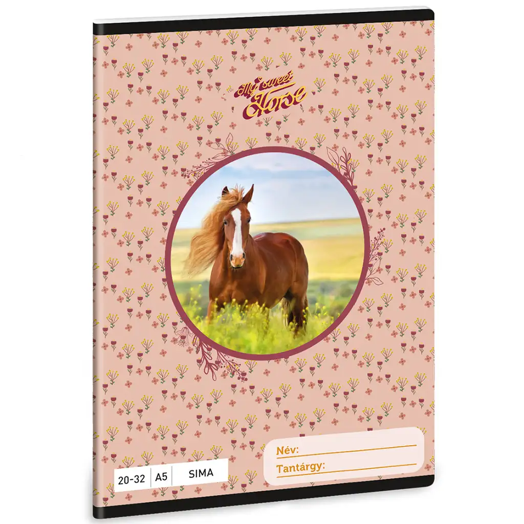 Ars Una: My sweet Horse lovas sima lapú füzet A/5 kép 1