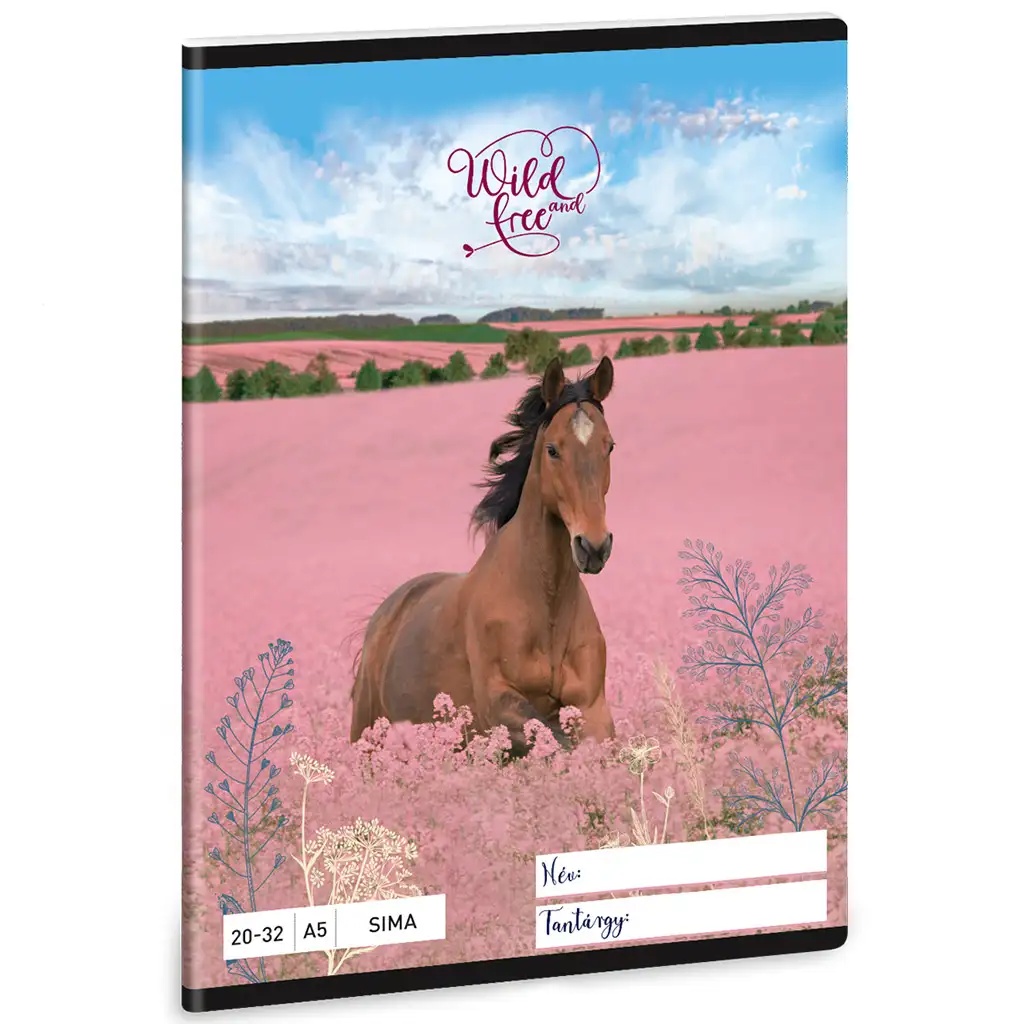 Ars Una: Wild and Free lovas sima lapú füzet A/5 kép 1