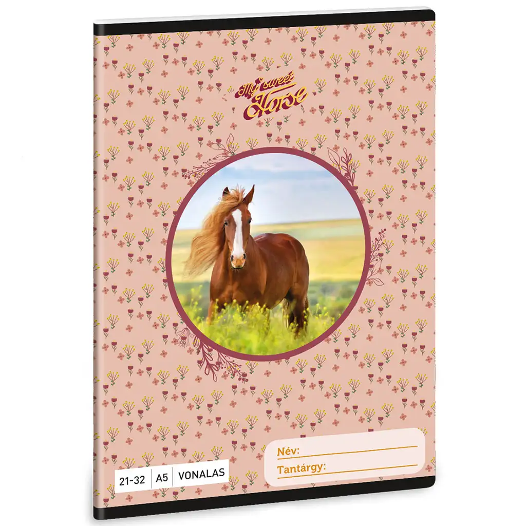 Ars Una: My sweet Horse lovas vonalas füzet A/5 kép 1