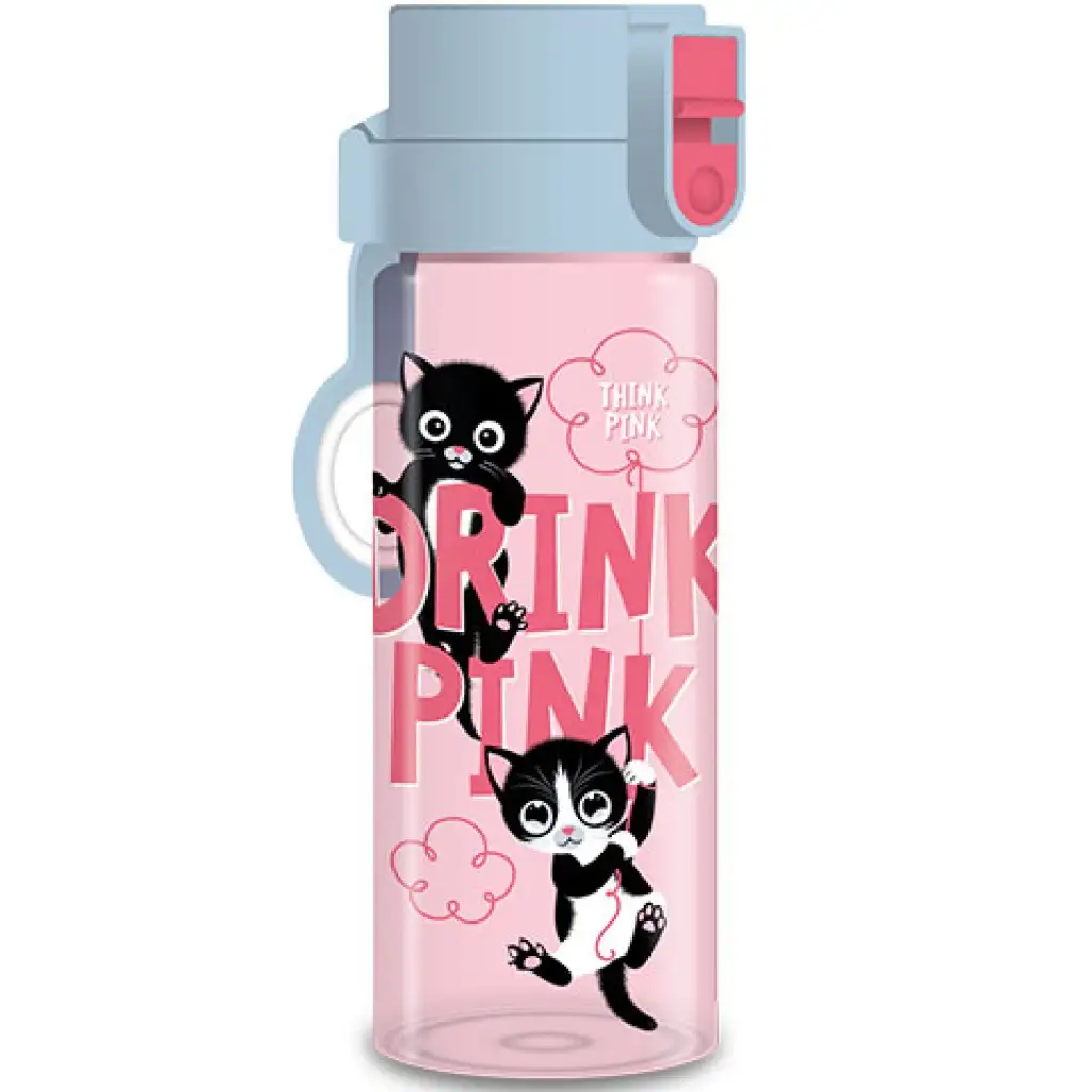 Ars Una: Think Pink rózsaszín BPA-mentes kulacs 475ml kép 1