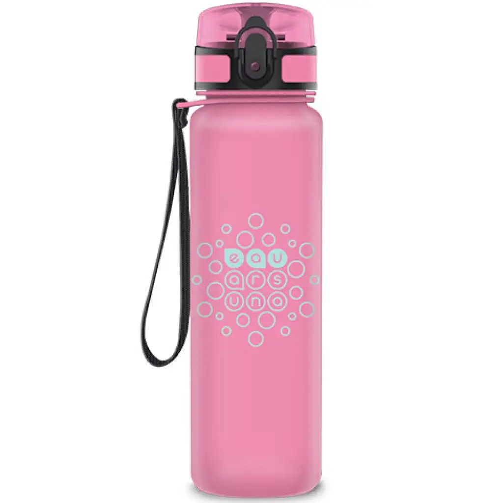 Ars Una: Matt rózsaszín BPA-mentes kulacs 600ml kép 1