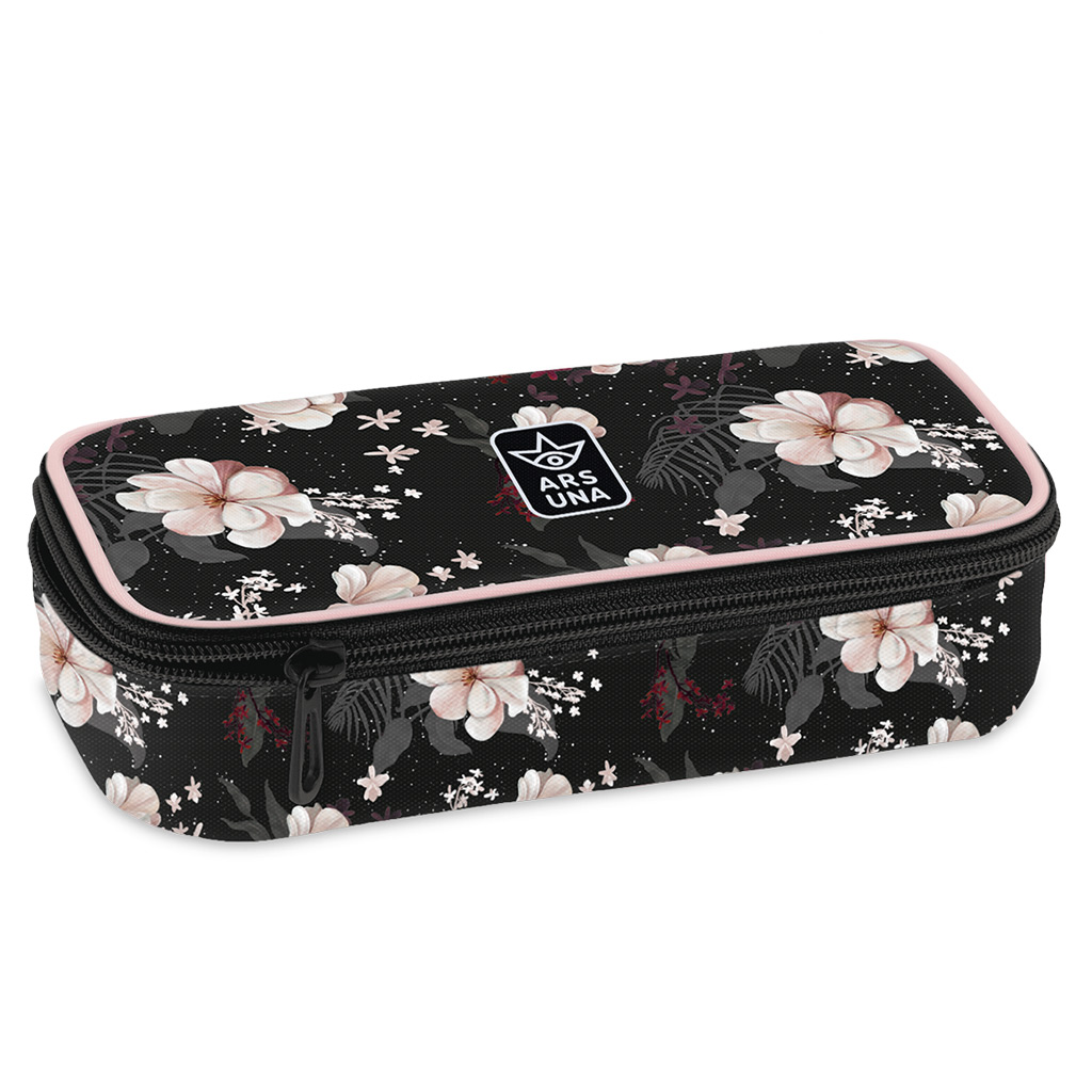 Ars Una: Flowery Black tinédzser tolltartó 22,5x6x11,5cm kép 1