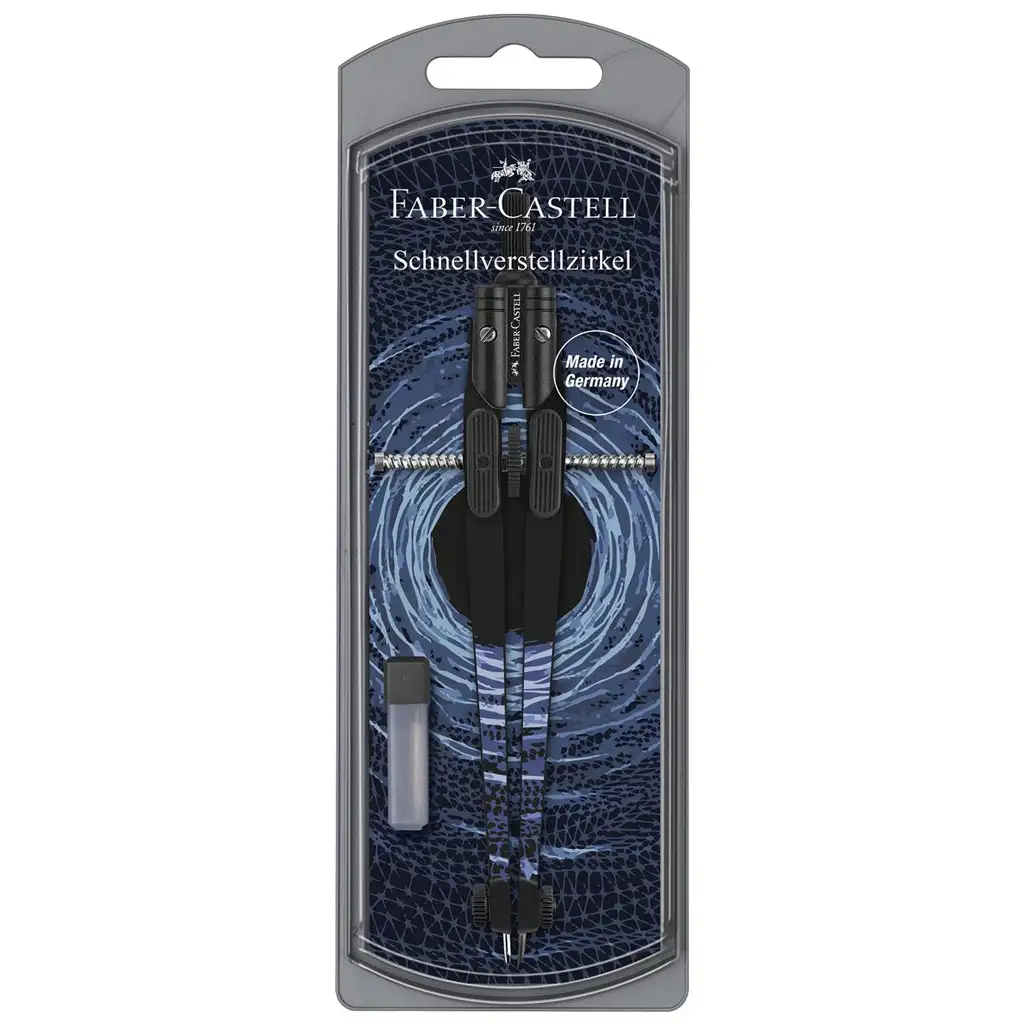 Faber-Castell: Shiny Twist körző készlet gyorsállítóval kép 1