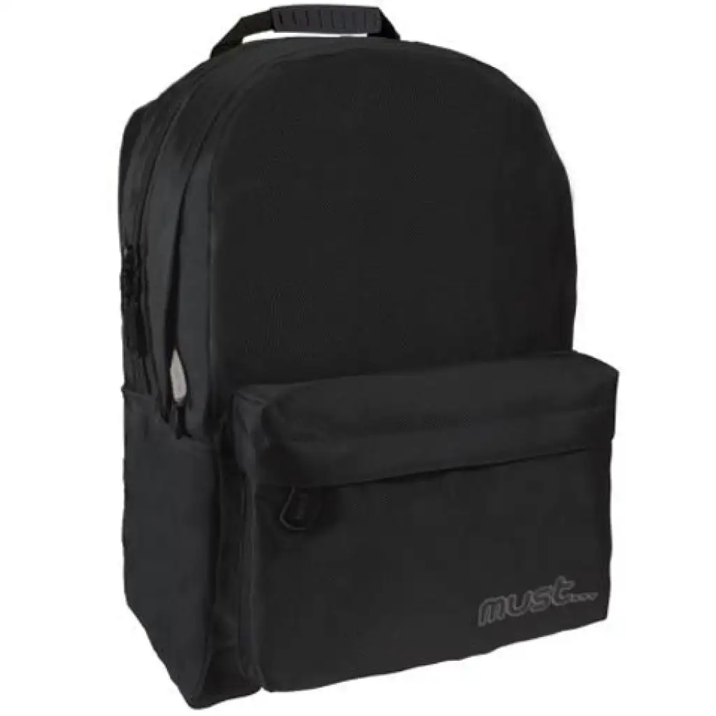 Must: Moon Jeans fekete iskolatáska, hátizsák 32x19x42cm kép 1
