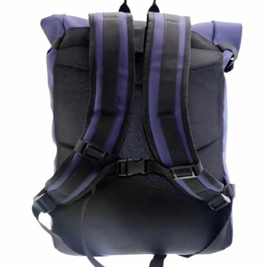 Must: Kék ergonomikus iskolatáska, hátizsák csatokkal 30x12x52cm kép 2