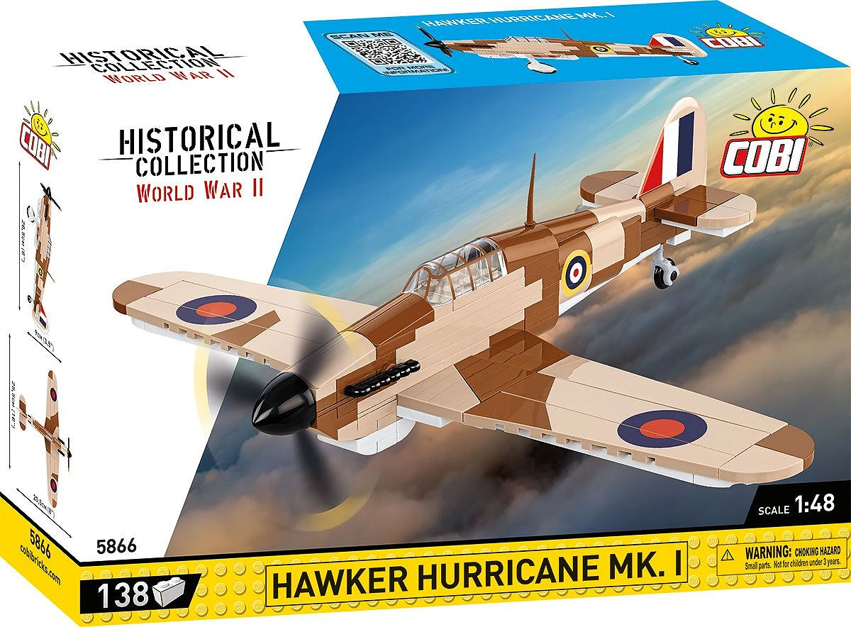 COBI: Hawker Hurricane Mk I építőjáték (5866) kép 1