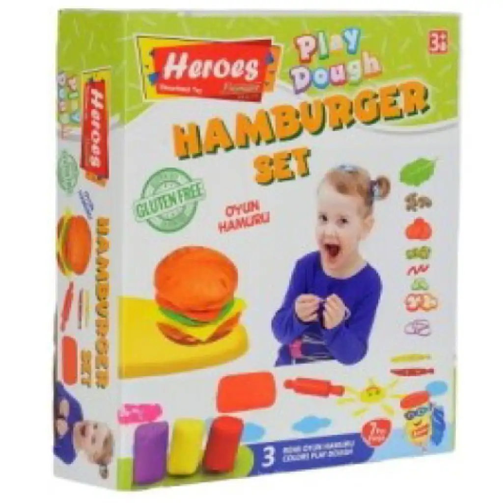 Play-Dough: Heroes Hamburger gyurma szett 7db-os kép 1