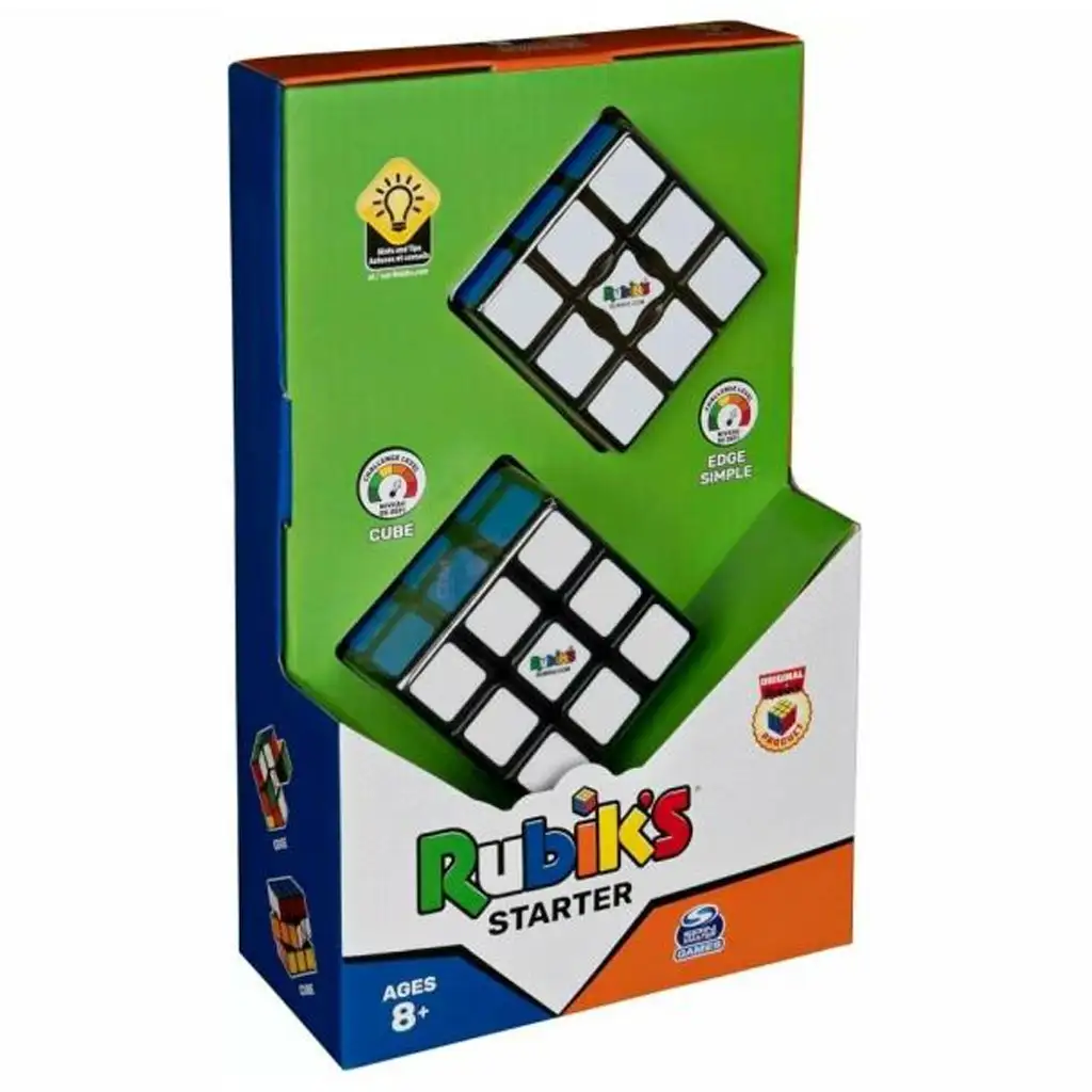 Rubik kezdő csomag 3x3-as és 1x3-as kockával - Spin Master kép 1
