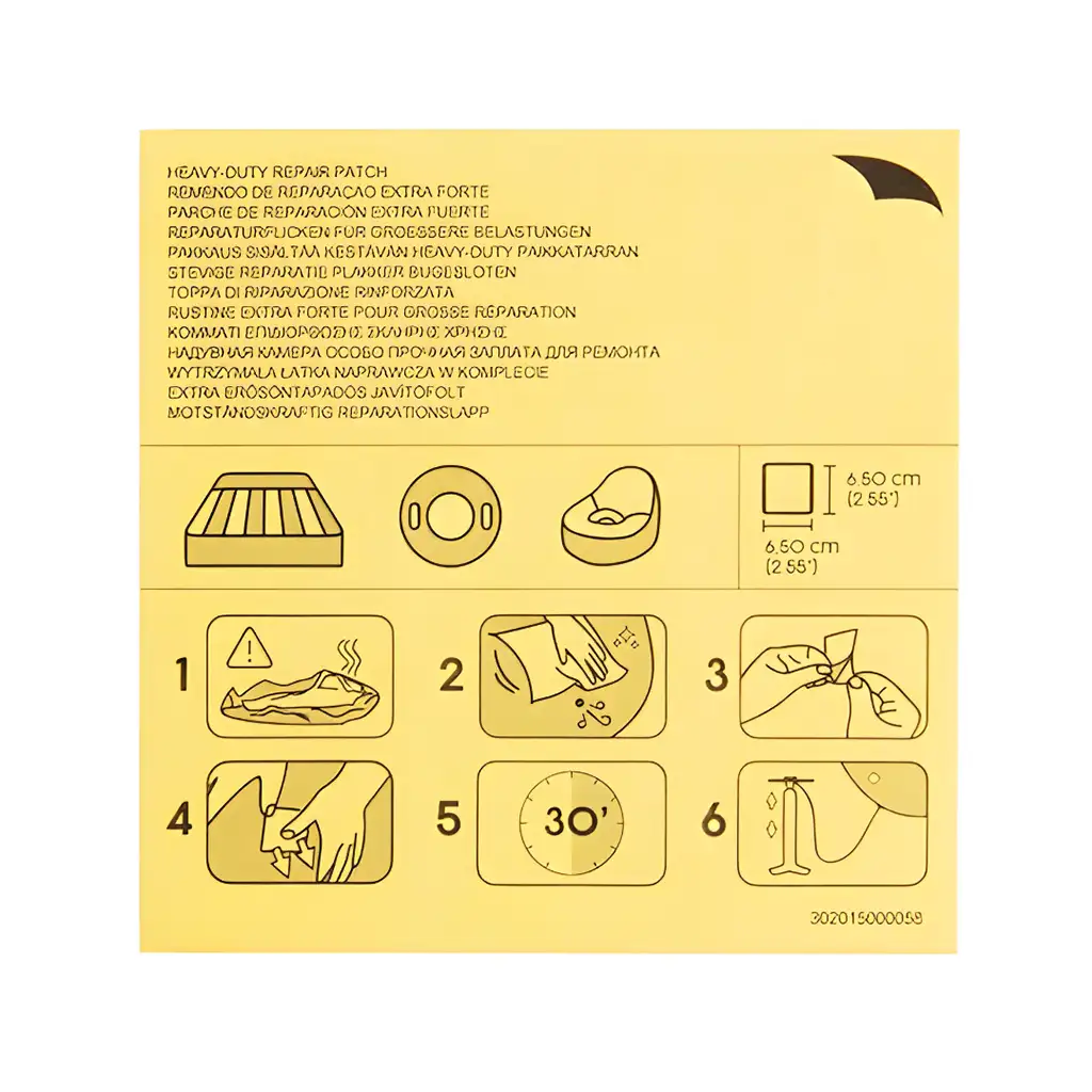 Bestway: Javító tapasz szett 6,5x6,5cm 10db kép 1