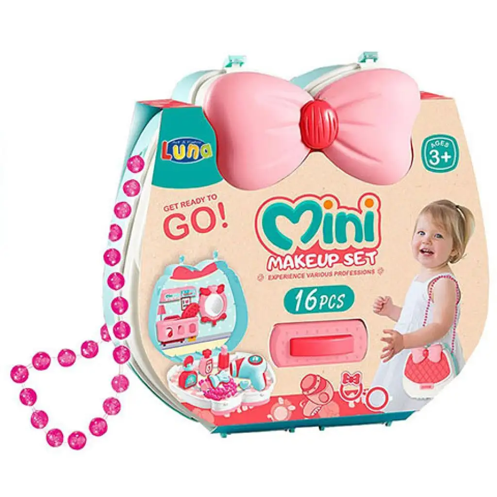 Mini smink játékszett kistáskában 16db-os kép 1