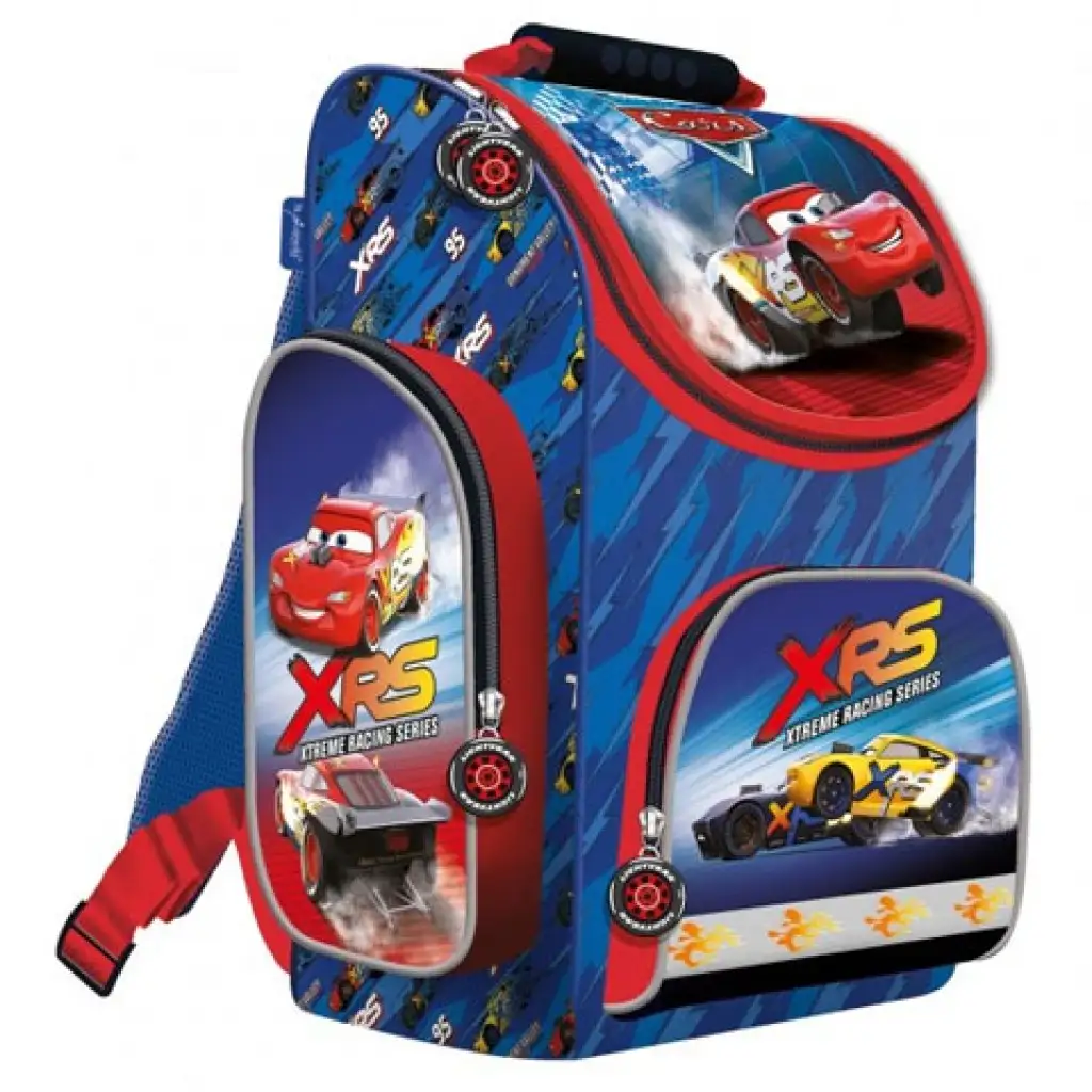 Verdák Villám McQueen ergonomikus iskolatáska, hátizsák 35,5x16x27,5cm kép 1
