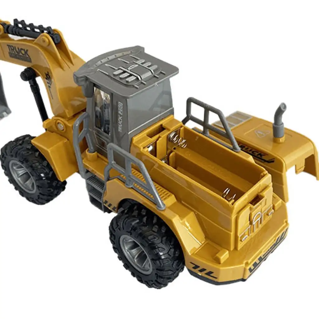 RC Távirányítós exkavátor markoló munkagép fényeffektekkel 1/30-as méretarányban 24cm kép 4
