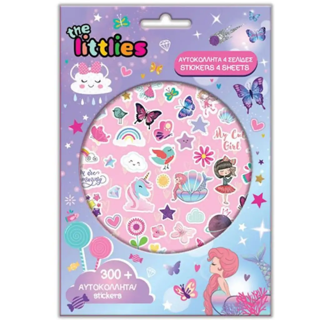 The Littlies: Lányos 300 db-os matrica szett kép 1