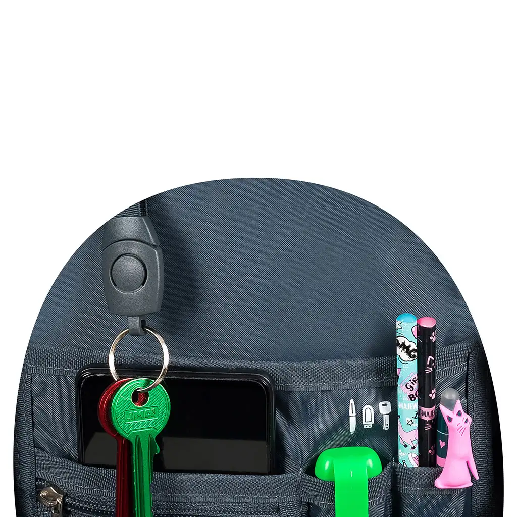 St.Right Black Cats ergonomikus iskolatáska, hátizsák BP01 32x43x21cm kép 5