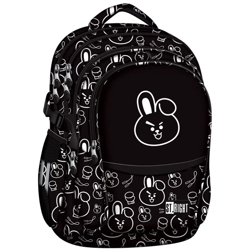 St.Right Clever Bunny ergonomikus iskolatáska, hátizsák BP01 43x32x21cm kép 1