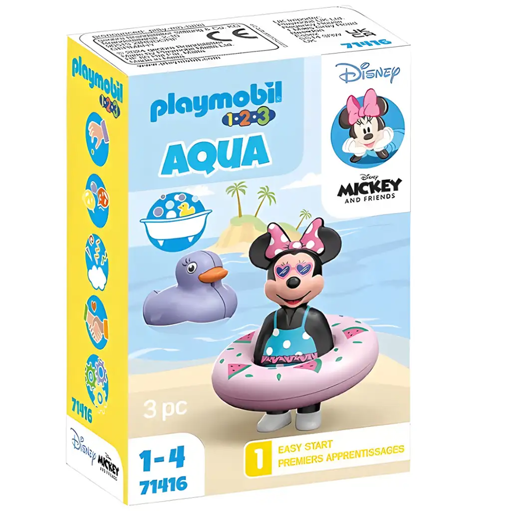 Playmobil: 1.2.3 & Disney: Minnie a strandon (71416) kép 1