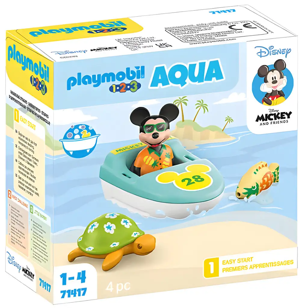 Playmobil: 1.2.3 & Disney: Micky hajókázik (71417) kép 1