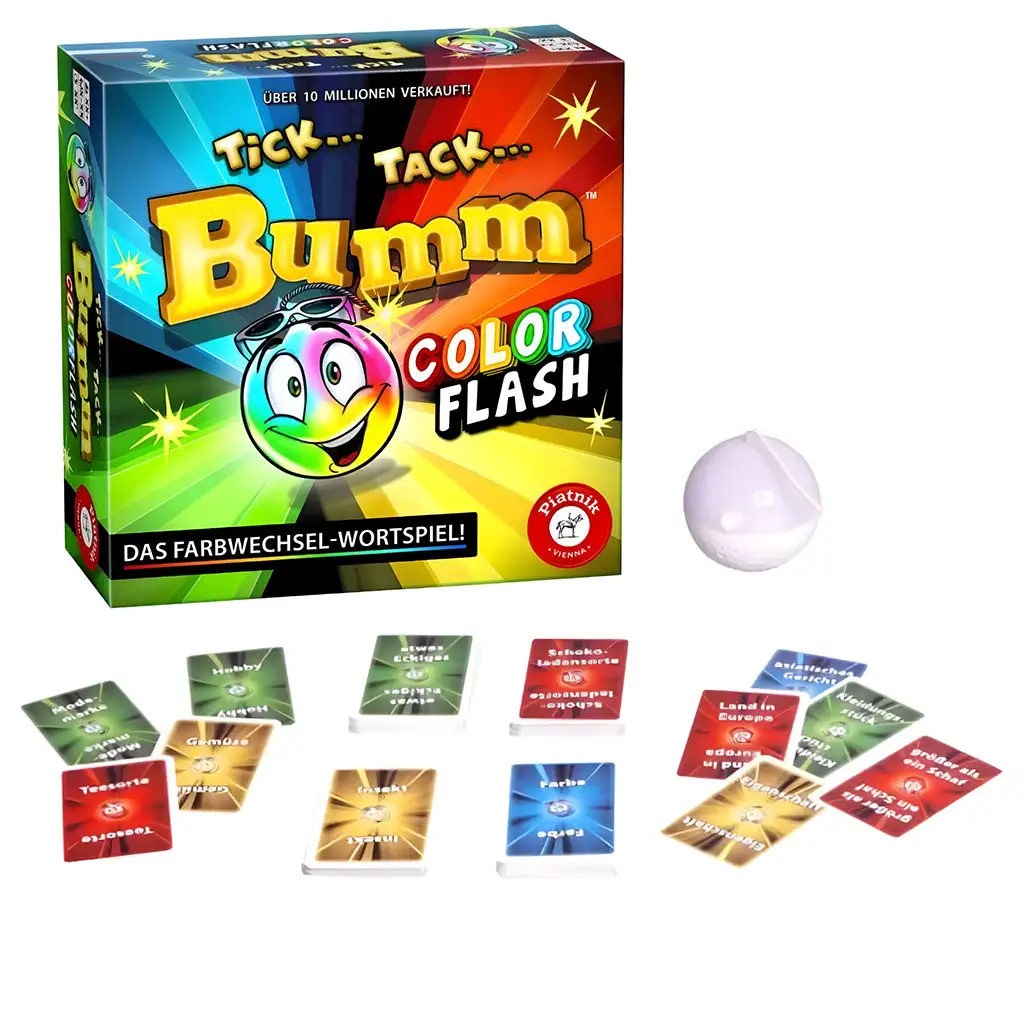 Tick Tack Bumm Color Flash társasjáték - Piatnik kép 3