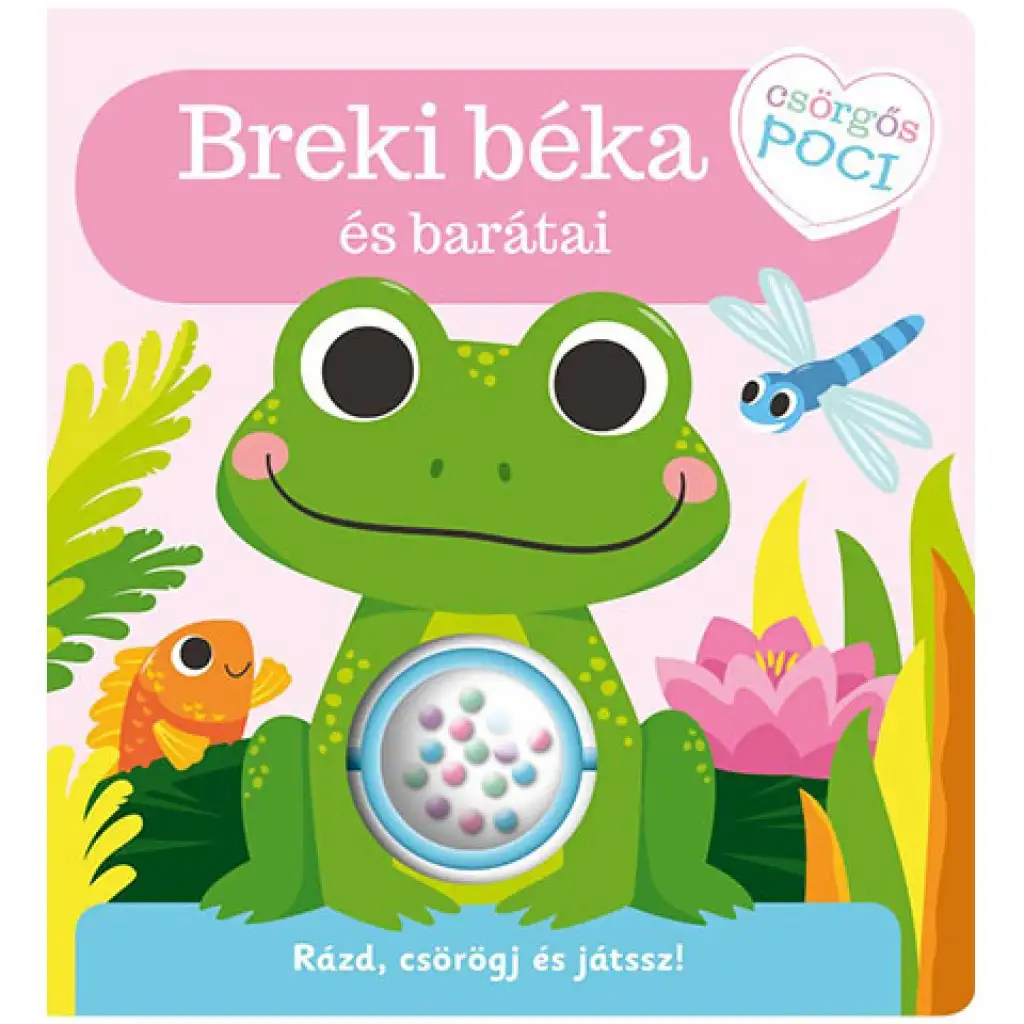 Csörgős poci - Breki béka és barátai babakönyv kép 1