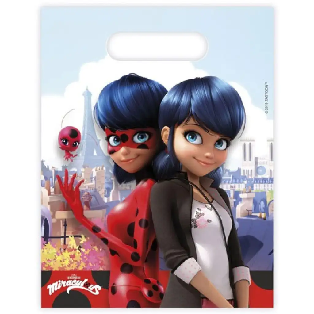 Miraculous party táska 6 db-os szett kép 1