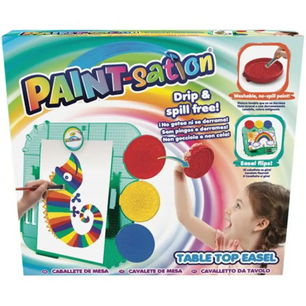 PAINT-sation: Asztali festőállomás kreatív játék kép 1