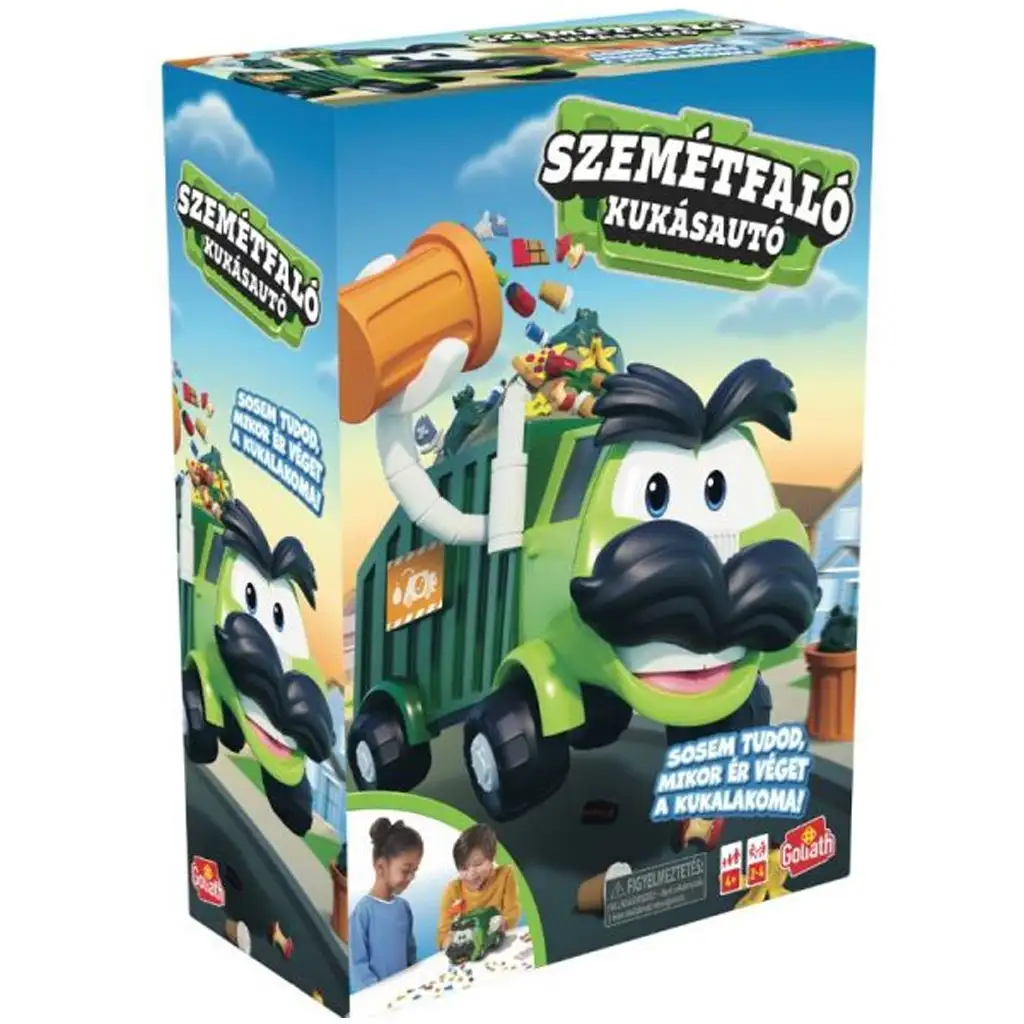 Szemétfaló kukásautó társasjáték kép 1