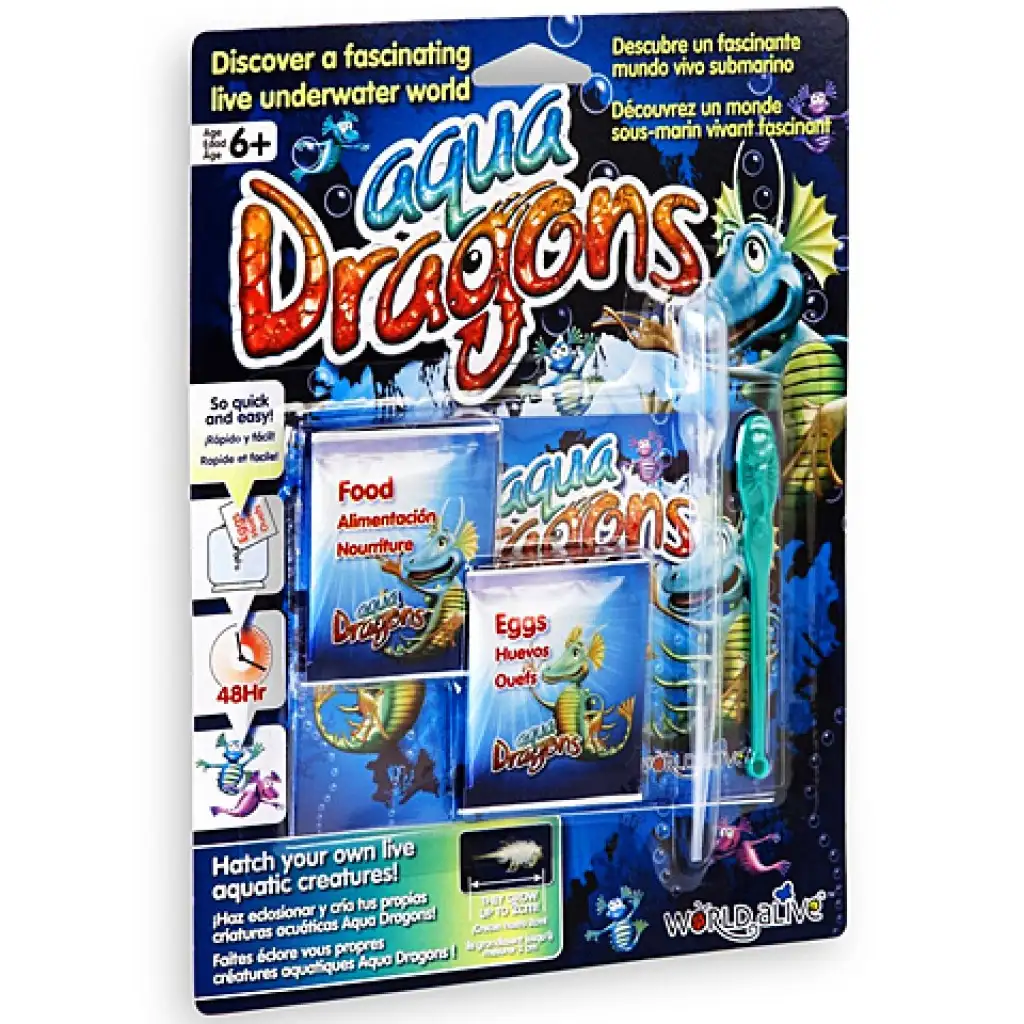 Aqua Dragons víz alatti élővilág tojás és élelem szett kép 1
