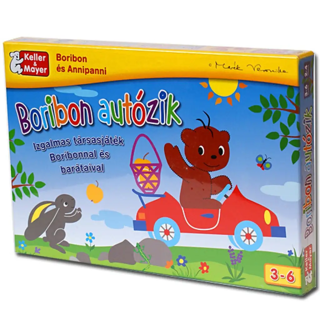Boribon autózik társasjáték kép 1