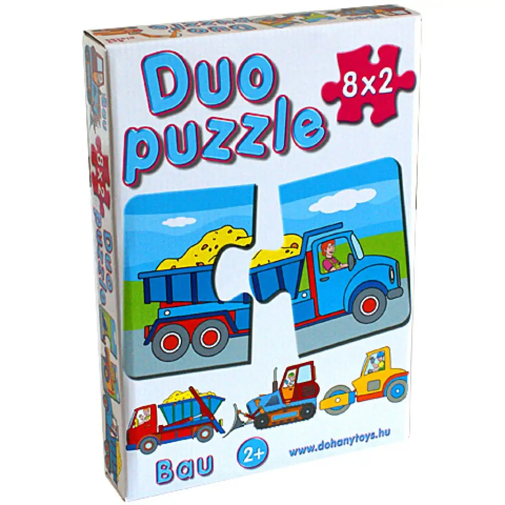 DUO Puzzle munkagépekkel - D-Toys kép 1