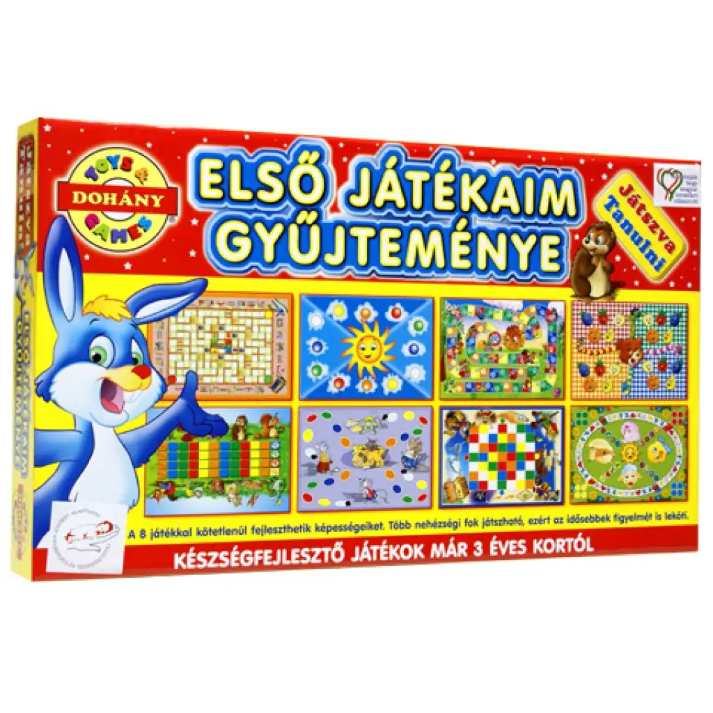 Első játékaim gyűjteménye készségfejlesztő társasjátékok - D-Toys kép 1