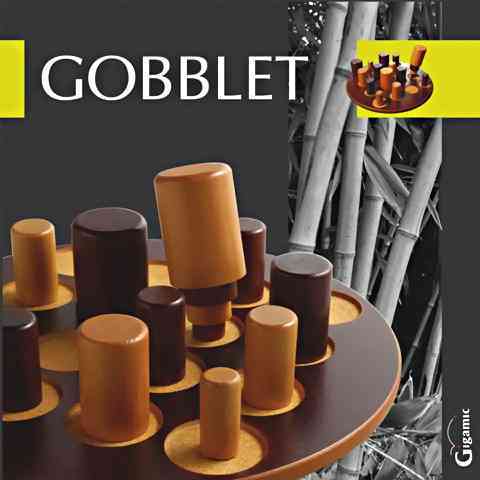 Gobblet Classic amőba jellegű fa társasjáték - Gigamic kép 1