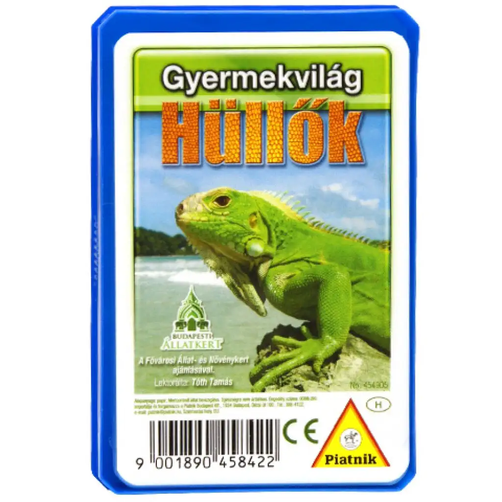 Hüllők kártyacsomag (Budapesti állatkert) - Piatnik kép 1