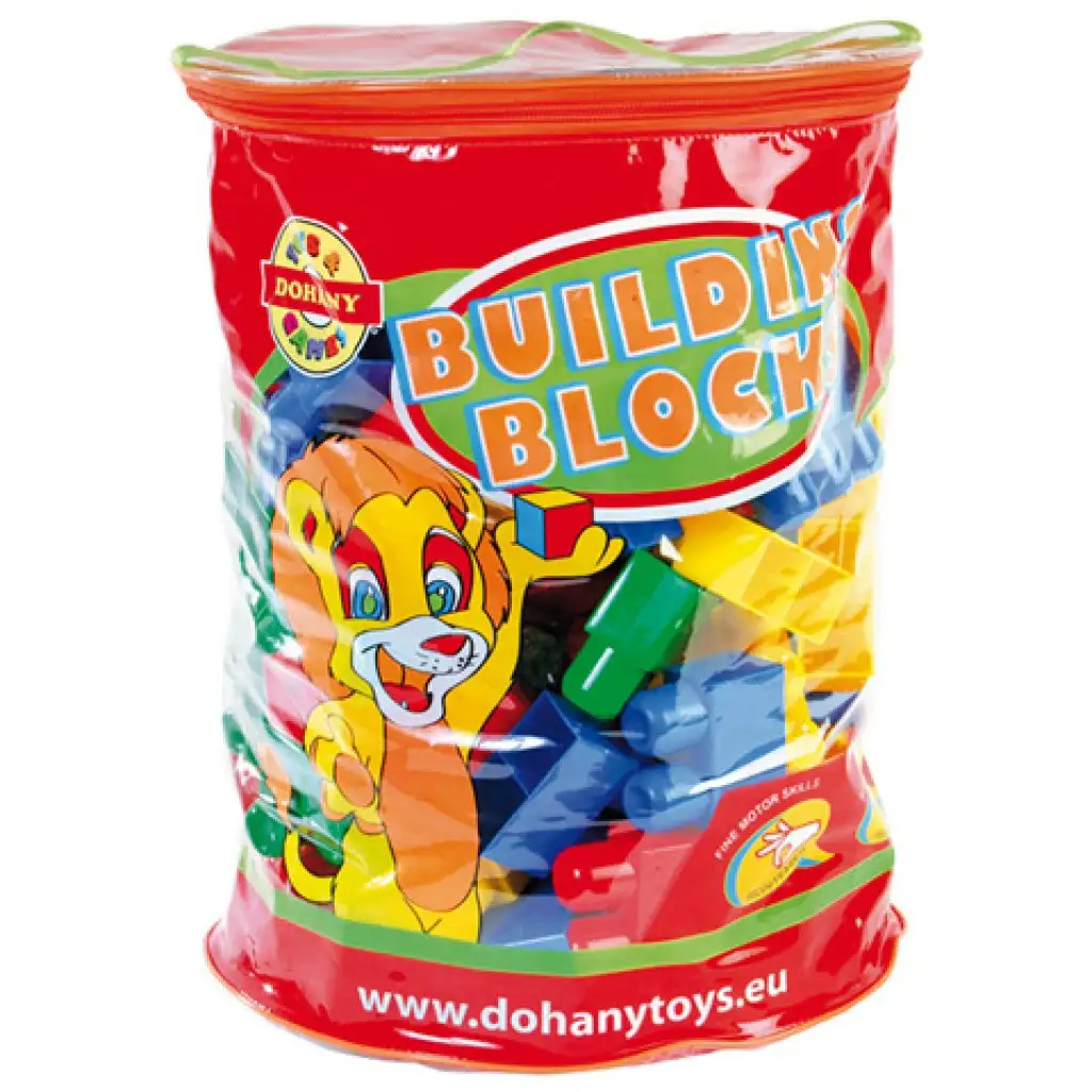 Maxi Blocks építőkockák 112 db-os zsákban - D-Toys kép 1