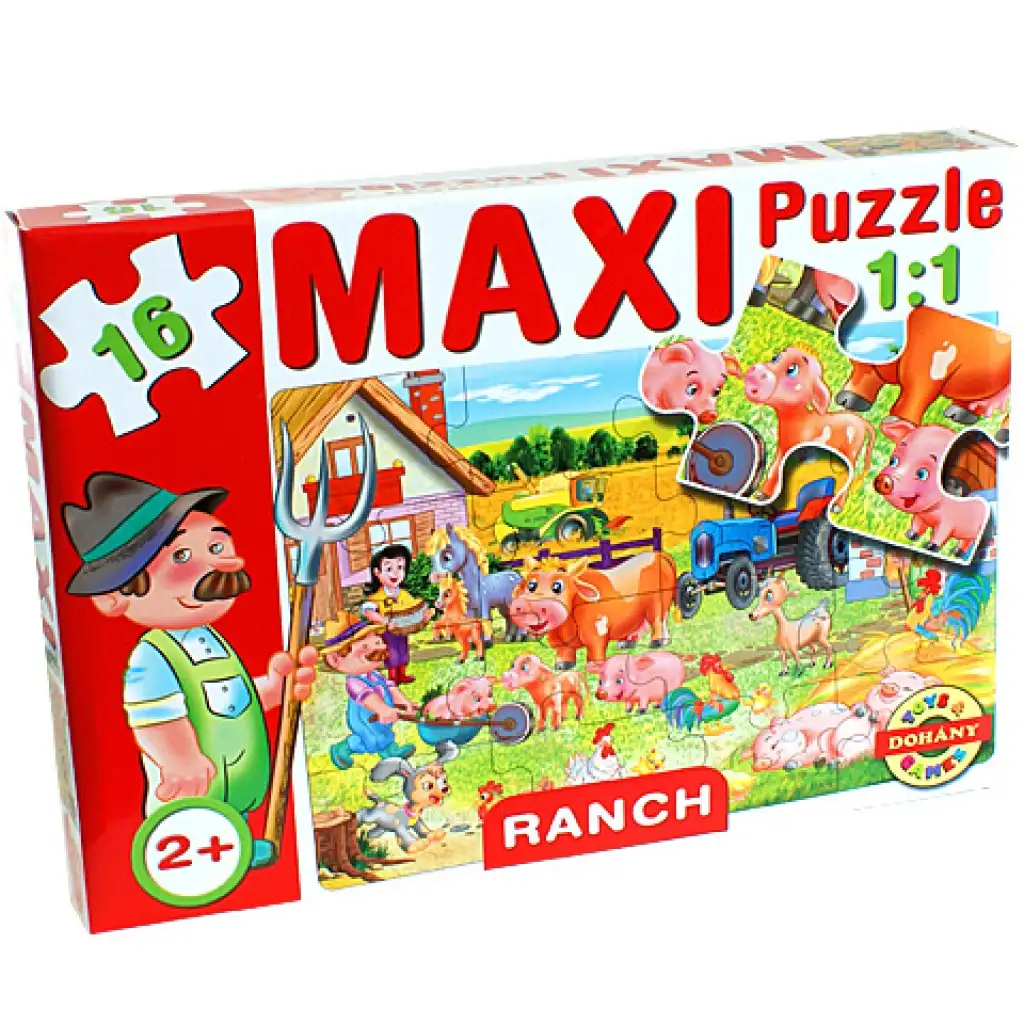 Maxi puzzle Háziállatokkal - D-Toys kép 1