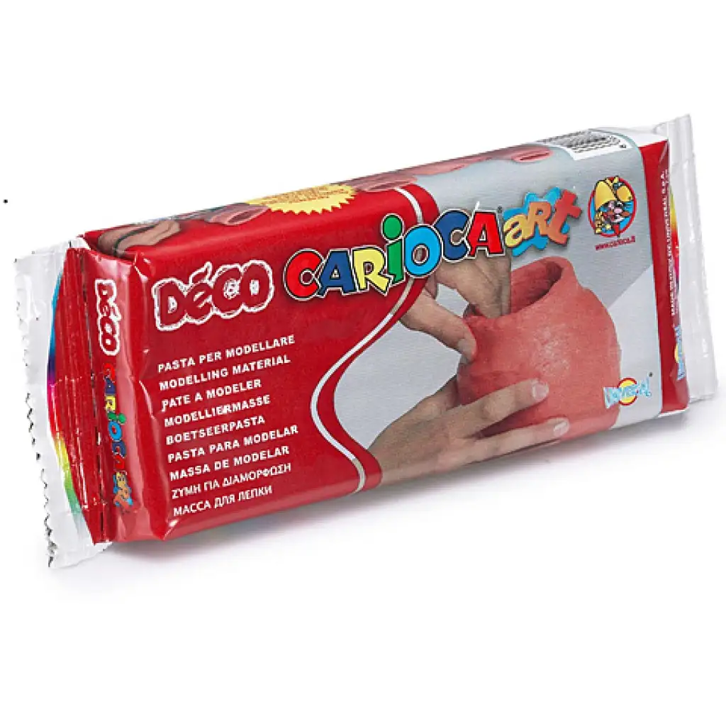 Modellező agyag terrakotta színben 500g - Carioca kép 1