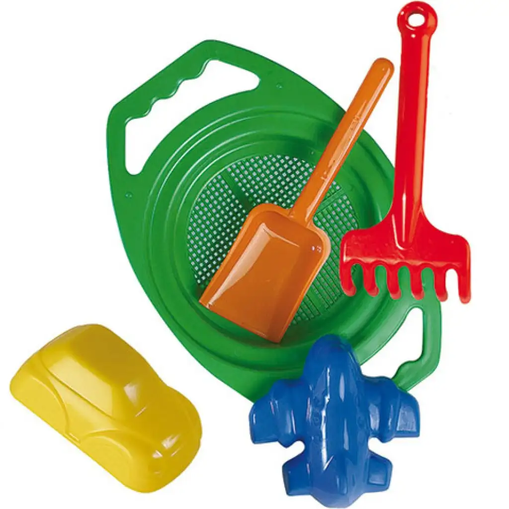 Nagy szitás homokozó szett - D-Toys kép 1