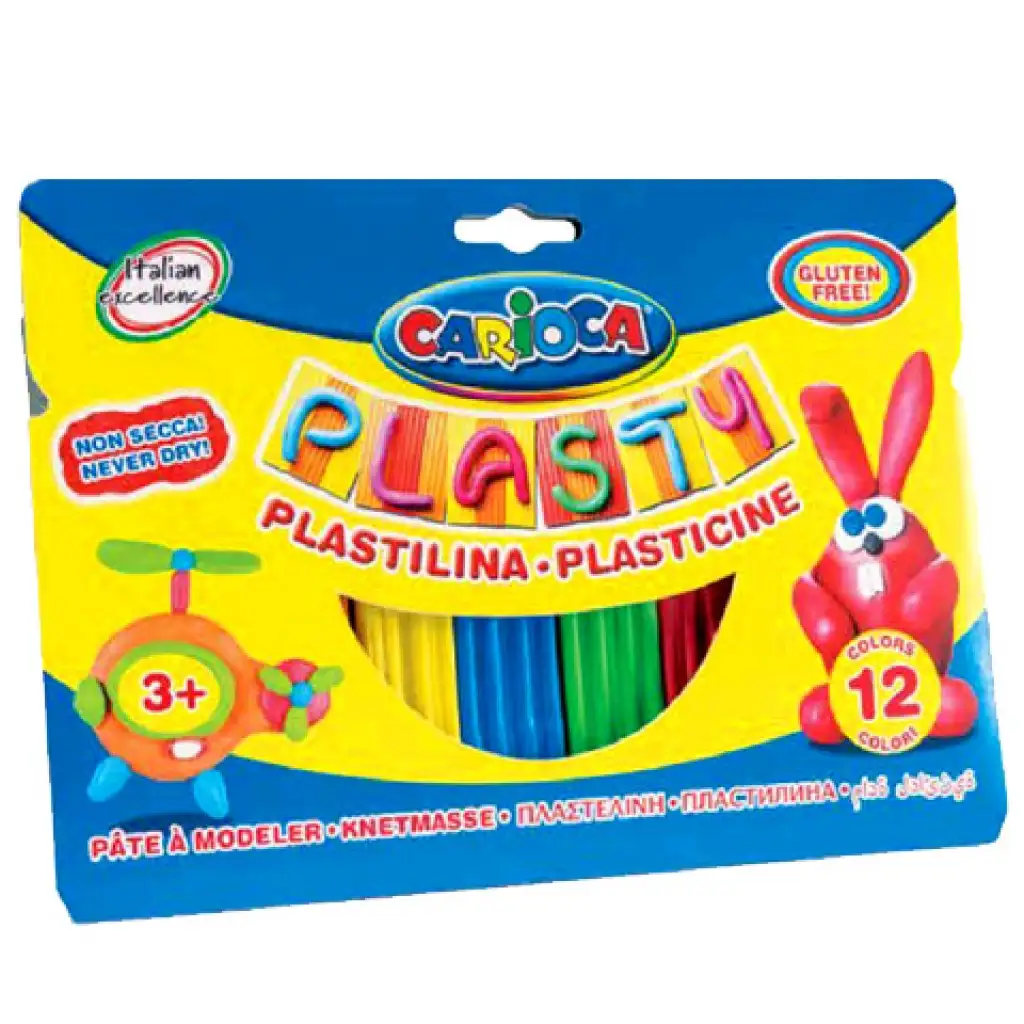 Színes gyurma szett 150gr - Carioca kép 1